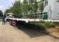 Couche horizontale 40ft de transport 3 Axle Shipping Container Trailer