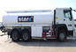 Camion de réapprovisionnement en combustible de réservoir de stockage de pétrole de HOWO 6x4 20m3