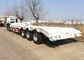 Axe mécanique de l'échelle 3 60 tonnes de Lowbed de camion de remorque semi